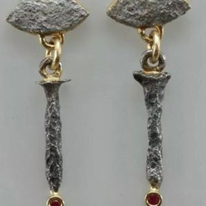 Medieval Ruby Earrings